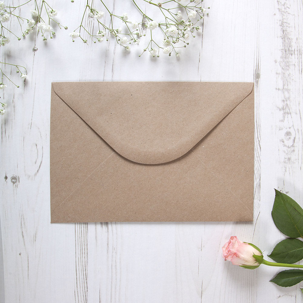 'Red Velvet' Printed Envelope Liners Bespoke Envelopes